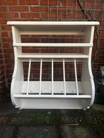 Oud Keukenrek - Wit Houten Wandrek, Ophalen of Verzenden, Gebruikt