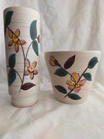 Vintage vaas en bloempot, Antiek en Kunst, Ophalen of Verzenden