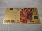 Gouden biljet 500 euro, 2002, Ophalen of Verzenden, 500 euro