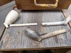 Antieke pijpjes kleipijp klei pijp 3 stuks, Ophalen of Verzenden, Gebruikt, (Water)pijp