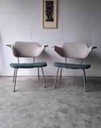 Vintage stoel fauteuil retro design, Ophalen, Gebruikt, Metaal, Minder dan 75 cm