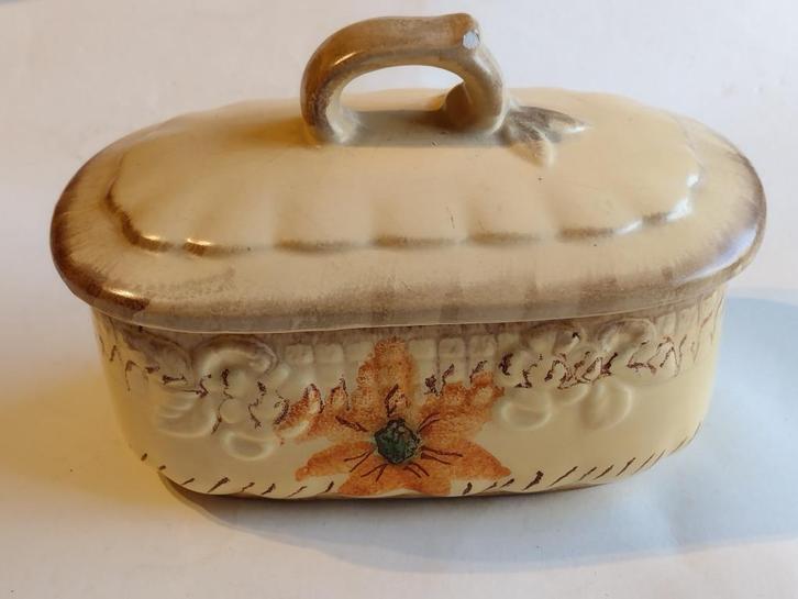 plateel dekseldoosje Spenzo Amsterdam Lengte 20 cm, Antiek en Kunst, Antiek | Keramiek en Aardewerk, Ophalen