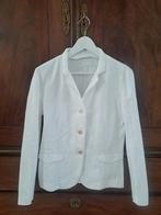 BRUNELLO CUCINELLI wit linnen blazer it.44, als nieuw, Maat 38/40 (M), Brunello Cucinelli, Wit, Ophalen of Verzenden