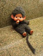Vintage Monchichi Knuffel bruin kleine aapje., Overige typen, Gebruikt, Ophalen of Verzenden