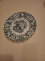 Delfts Blauw Bord met Bloemen, Antiek en Kunst, Antiek | Wandborden en Tegels, Ophalen of Verzenden