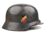 Luftwaffe DD M35 Helm met naam OBGEF CREMER, Verzamelen, Ophalen of Verzenden, Luchtmacht, Duitsland, Helm of Baret