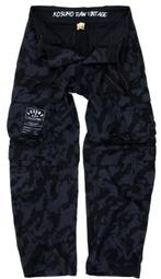 Cargo pants werkbroek outdoor kleding night camo raw vintage, Kosumo, Zwart, Nieuw, Overige maten