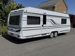 Tabbert Puccini 685 DF Airco,Alde,Oyster sat. BTW caravan!, Caravans en Kamperen, Caravans, Rondzit, Tabbert, Bedrijf, 6 tot 7 meter
