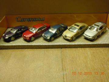 Giftset 2 porsche, bmw, mercedes, jaguar en saab.  Modellen  beschikbaar voor biedingen