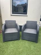 Twee tuinstoelen Allibert, Ophalen, Zo goed als nieuw, Kunststof