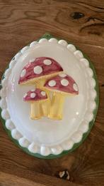 Oude puddingvorm met paddenstoelen, Antiek en Kunst, Ophalen