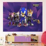Sonic behang kinderkamer Sonic Prime poster * Muurdeco4kids, Verzenden, Nieuw, Wanddecoratie