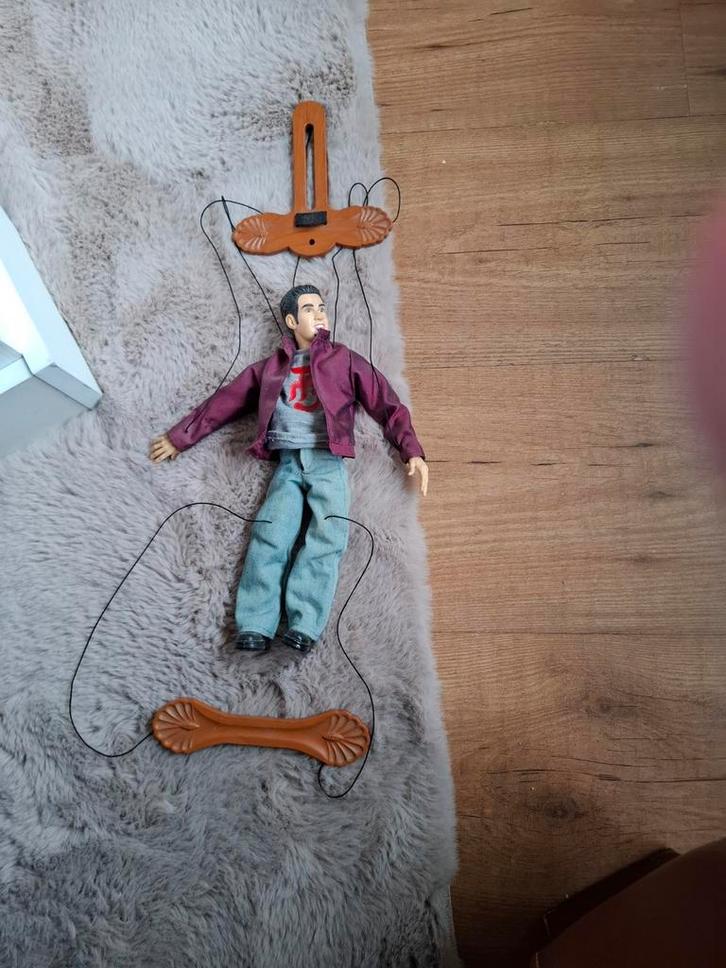 Vintage NSYNC Marionet Pop uit 2000, Verzamelen, Poppen, Ophalen of Verzenden
