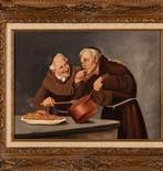 GEZOCHT schilderij monniken eten, Ophalen of Verzenden