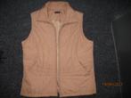 beige bodywarmer - olivia - groot maat 40/42? - mooi stiksel, Maat 38/40 (M), Beige, Ophalen of Verzenden, Zo goed als nieuw