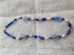 Vintage murano ketting Italy, Sieraden, Tassen en Uiterlijk, Kettingen, Ophalen of Verzenden, Zo goed als nieuw, Blauw, Overige materialen