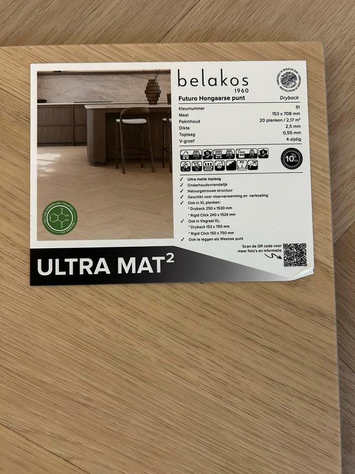 Belakos Futuro Hongaarse punt vloer - Nieuw!, Doe-het-zelf en Verbouw, Vloerdelen en Plavuizen, Nieuw, Vloerdelen of -planken