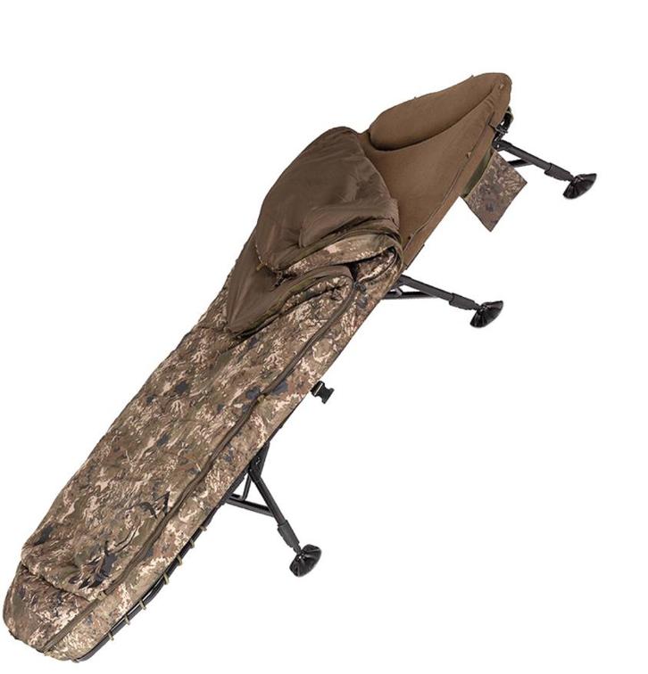 Nash Indulgence MF60 5 Season SS3 Stretcher (Inc. Dekbed!), Watersport en Boten, Hengelsport | Karpervissen, Ophalen of Verzenden