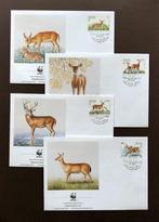 WWF WNF Ned Antillen 1992 FDC Herten, Postzegels en Munten, Postzegels | Eerstedagenveloppen, Ophalen of Verzenden, Onbeschreven