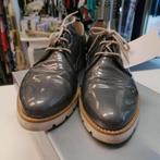 Gabor grijs lak veter schoenen met grove zool mt 40.5 38129, Schoenen met lage hakken, ., Gabor, Ophalen of Verzenden