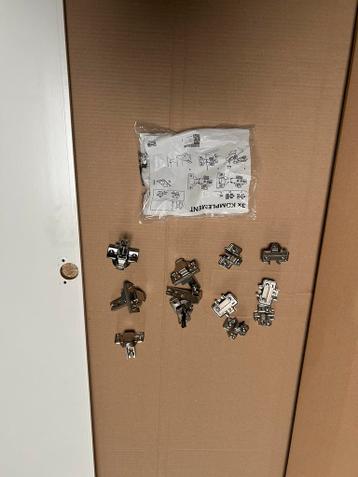 2x IKEA PAX Forsand deuren 50x195 met beslag en handgrepen - afbeelding 8