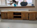 Steigerhouten TV Meubel, Gebruikt, Ophalen of Verzenden, 200 cm of meer, Minder dan 100 cm
