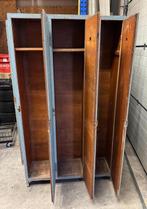 houten industriele lockerkast 99x29x1,75, Ophalen, Gebruikt, A, A