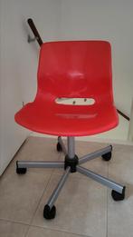 Rode bureau stoel voor kinderen, Huis en Inrichting, Bureaustoelen, Ophalen of Verzenden, Zo goed als nieuw, Rood