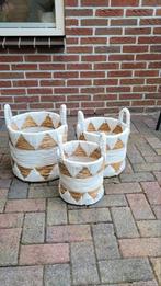 Prachtige Boho Bali zeegras manden, Minder dan 30 cm, Minder dan 60 cm, Rond, Nieuw