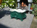 Gietijzeren Jardiniere, Tuin en Terras, Bloempotten, Gebruikt, Minder dan 25 cm, Metaal, Overige vormen