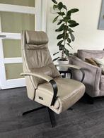 Prominent Elektrische Relaxfauteuil E100 Humberto Taupe L XL, Ophalen of Verzenden, Zo goed als nieuw, Leer, Minder dan 50 cm