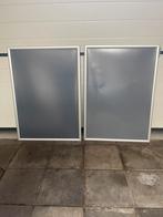 Twee aluminium wissellijsten met plexiglas 63x88 cm (brxh)., Ophalen, Gebruikt, Overige typen