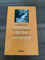Ethiek in de kliniek boek, Ophalen of Verzenden, Gelezen, HBO, Guy widdershoven