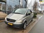 Mercedes-Benz Vito 109 CDI 343 dubbel cabine Amigo luxe airc, Auto's, Bestelauto's, Gebruikt, Zwart, Bedrijf, 1835 kg