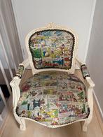 Brocante/ vintage stoeltje met disney bekleding, Ophalen, Zo goed als nieuw, Stoel(en)