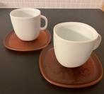 2 Nespresso Lume Lungo/Cappucino kop en schotel, Nieuw, Ophalen of Verzenden, Overige stijlen, Kop(pen) en/of Schotel(s)