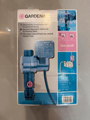 Gardena manometerschakelaar 1739‑20 – Nieuw en compleet beschikbaar voor biedingen