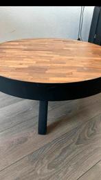 Teak Houten Ronde Salontafel, Huis en Inrichting, Tafels | Salontafels, Ophalen, Gebruikt