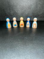 Houten Pegdolls Weer Poppetjes Set, Ophalen of Verzenden, Zo goed als nieuw, Overige typen