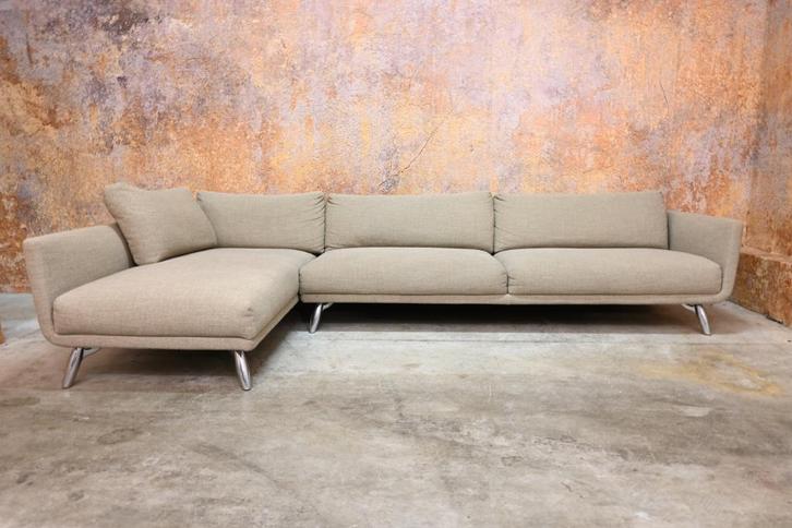 ZGANieuw! Design on Stock Byen design hoekbank Milton Dune, Huis en Inrichting, Banken | Bankstellen, Zo goed als nieuw, Hoekbank