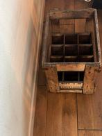 Oude Houten Flessenkrat - 12 Flessen - Origineel, Ophalen, Gebruikt, Overige houtsoorten, Minder dan 50 cm