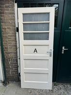 Jaren 30 paneeldeuren / binnendeuren, Doe-het-zelf en Verbouw, Ophalen, Gebruikt, 80 tot 100 cm, Binnendeur