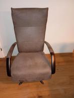 Hjord Knudsen relaxfauteuil XL stof leer, Ophalen, Gebruikt