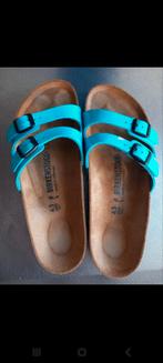 Mooie birkenstock sandalen mt 43, Sandalen of Muiltjes, Blauw, Ophalen of Verzenden, Zo goed als nieuw