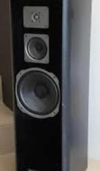 Quadral Vintage Speakers MKII uit 1996, Gebruikt, 60 tot 120 watt, Front, Rear of Stereo speakers, Ophalen