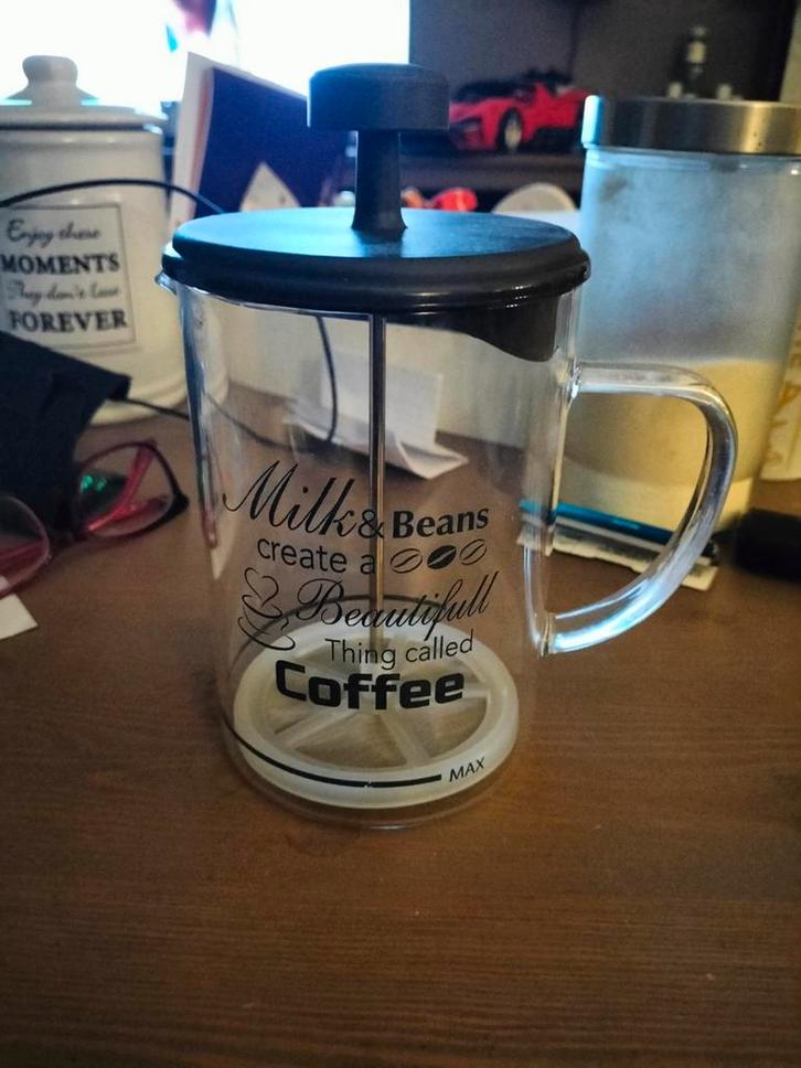 Melk opschuimer, Witgoed en Apparatuur, Melkopschuimers, Nieuw, Handmatige melkopschuimer, Ophalen of Verzenden