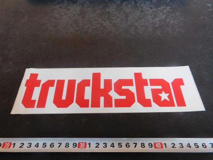 sticker TRUCKSTAR, Verzamelen, Stickers, Zo goed als nieuw, Ophalen