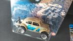 Volkswagen VW Baja Bug Hotwheels Surf Up Silver Pol, Hobby en Vrije tijd, Modelauto's | Overige schalen, Ophalen of Verzenden