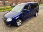 Volkswagen Caddy Maxi 1.9 TDI Comfortline 7p.ROLSTOEL UITVOE, Auto's, Volkswagen, Voorwielaandrijving, Stof, Gebruikt, Zwart