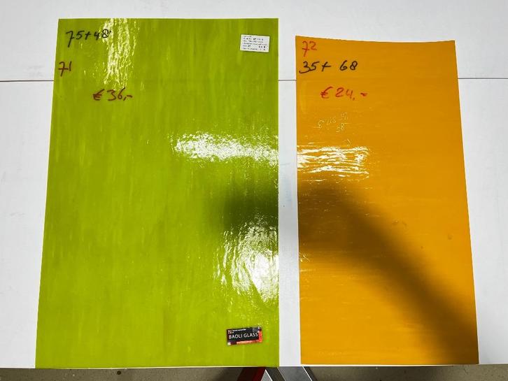 Glas voor fusing, tiffany, glas in lood, hot pot, lampen, Hobby en Vrije tijd, Overige Hobby en Vrije tijd, Zo goed als nieuw